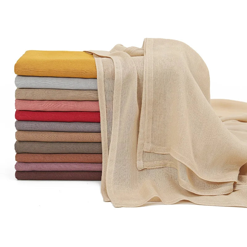 Soft Viscose Rayon Muslim Hijab Scarf