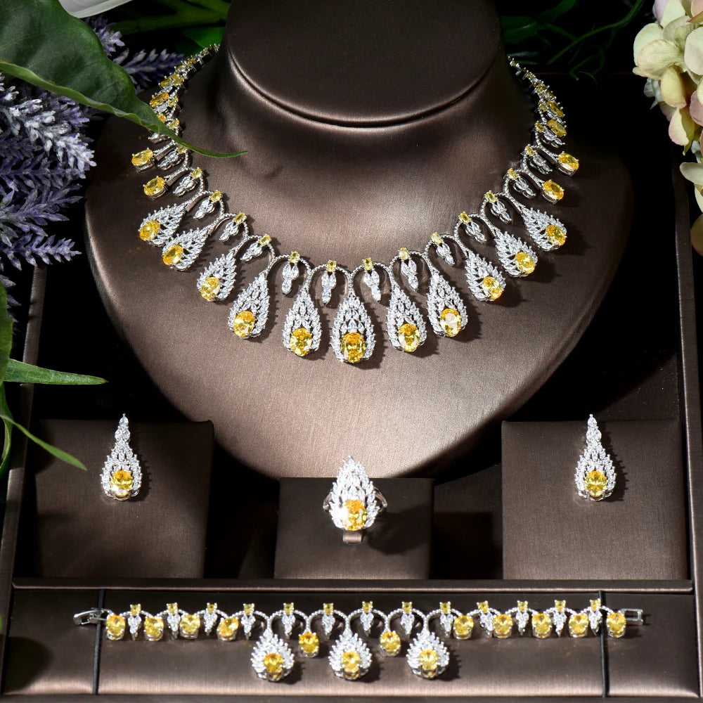 Bold Waterdrop Jewelry Set Women