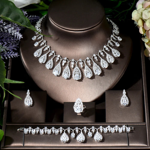Bold Waterdrop Jewelry Set Women
