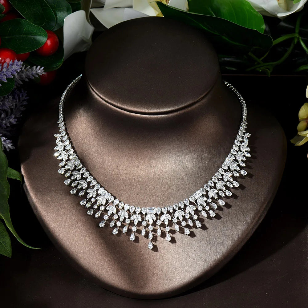 Dubai Leaf-Inspired Bridal Jewelry