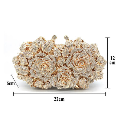Amiqi Mermaid Ladies Party Hold Bag Diamond Bright Solid Pattern Clear