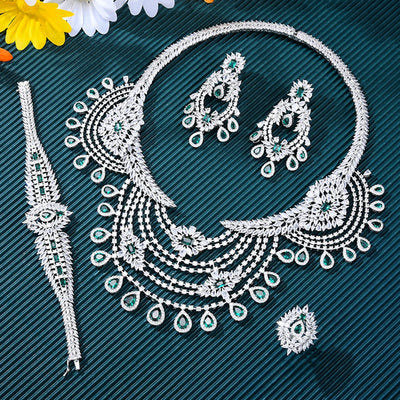 #LuxuryJewelry #BridalJewelry #CubicZirconia #HighQualityJewelry #RainbowFireworks #18KGoldPlated #FashionJewelry #WeddingJewelry #AnniversaryGift #PartyJewelry