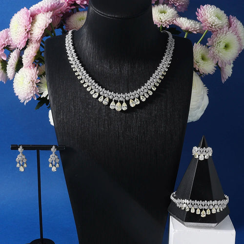 Elegant Women’s Cubic Zircon Jewelry Set