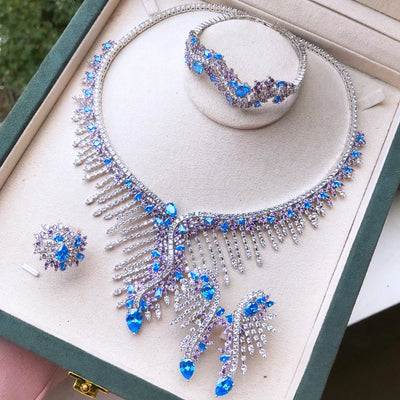 8K Gold-Plated AAA CZ Set