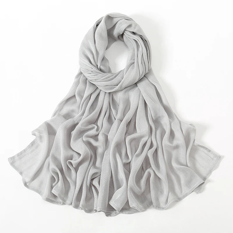 Soft Viscose Rayon Muslim Hijab Scarf