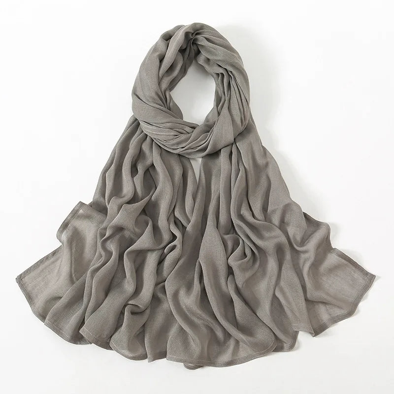Soft Viscose Rayon Muslim Hijab Scarf
