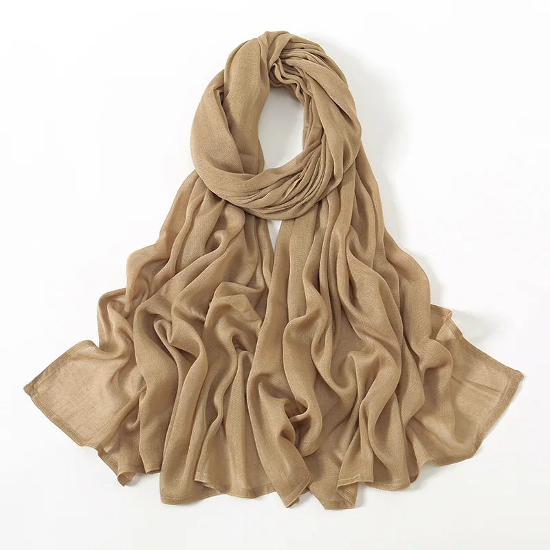 Soft Viscose Rayon Muslim Hijab Scarf