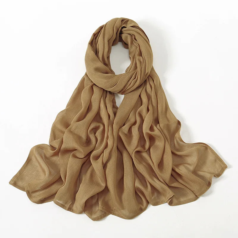 Soft Viscose Rayon Muslim Hijab Scarf