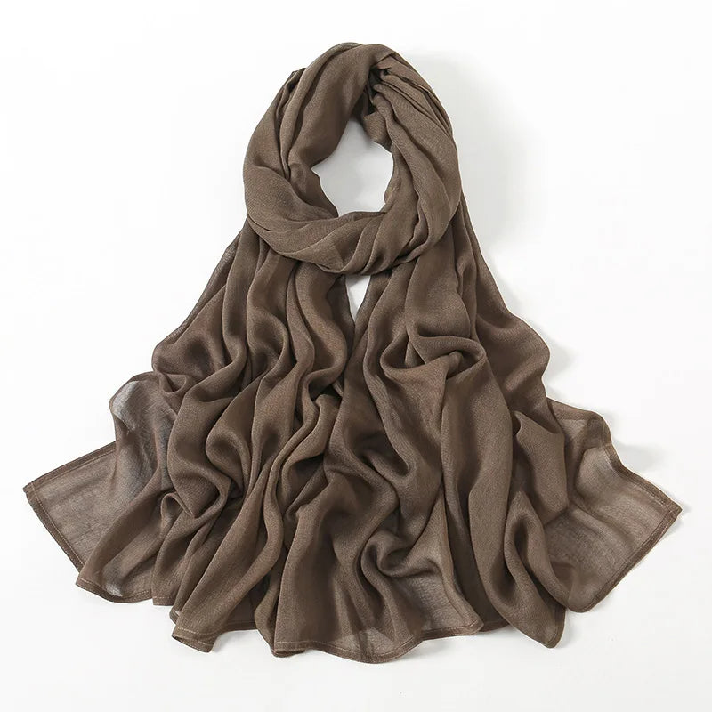 Soft Viscose Rayon Muslim Hijab Scarf