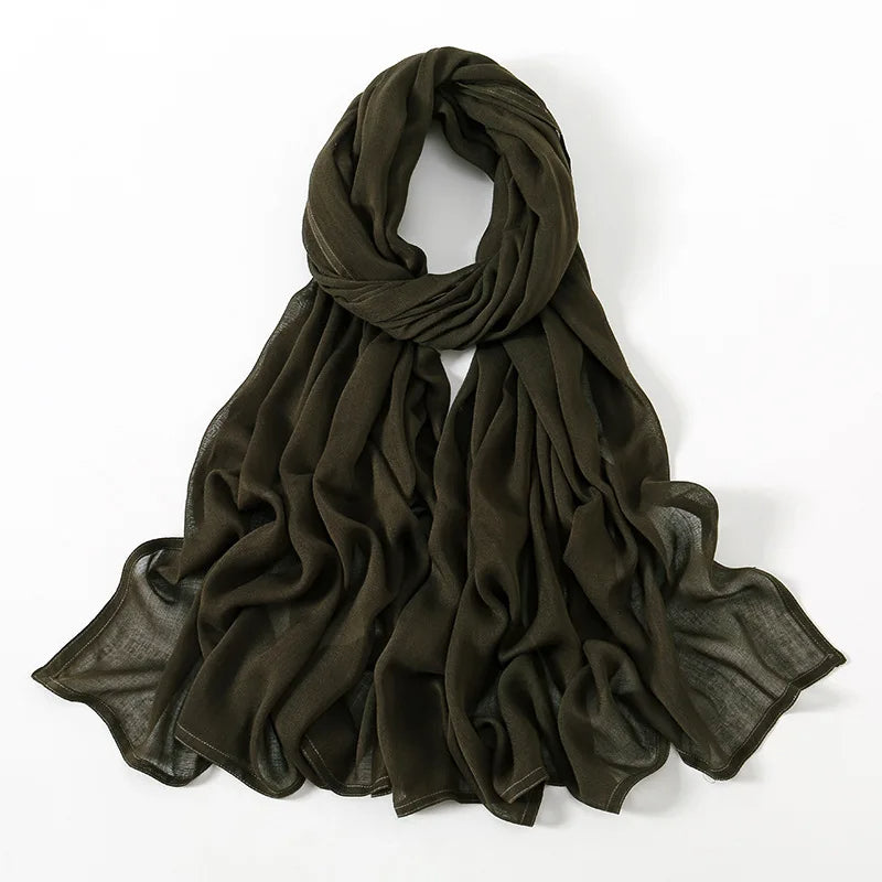 Soft Viscose Rayon Muslim Hijab Scarf